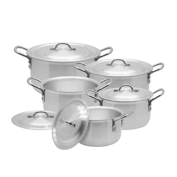 Raj Aluminium Cookware Set (Set Of 5)