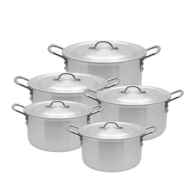Raj Aluminium Cookware Set (Set Of 5)