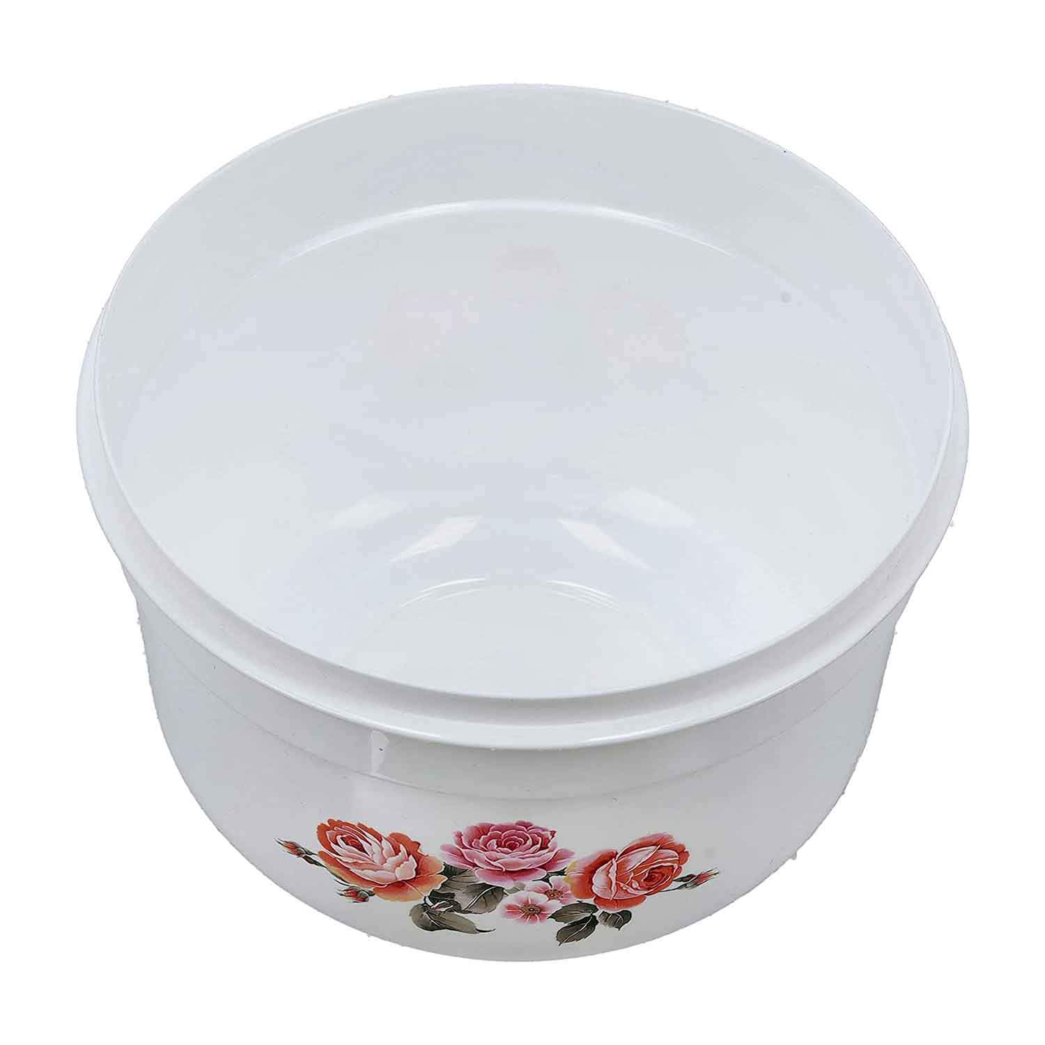Royalford Round Storage Bowl, 3L Plastic Food Container, Rf10870 | Air-Tight Lid Bpa-Free Box | Suitable For Dishwasher, Freezer | Meal Prep Storage Tubs