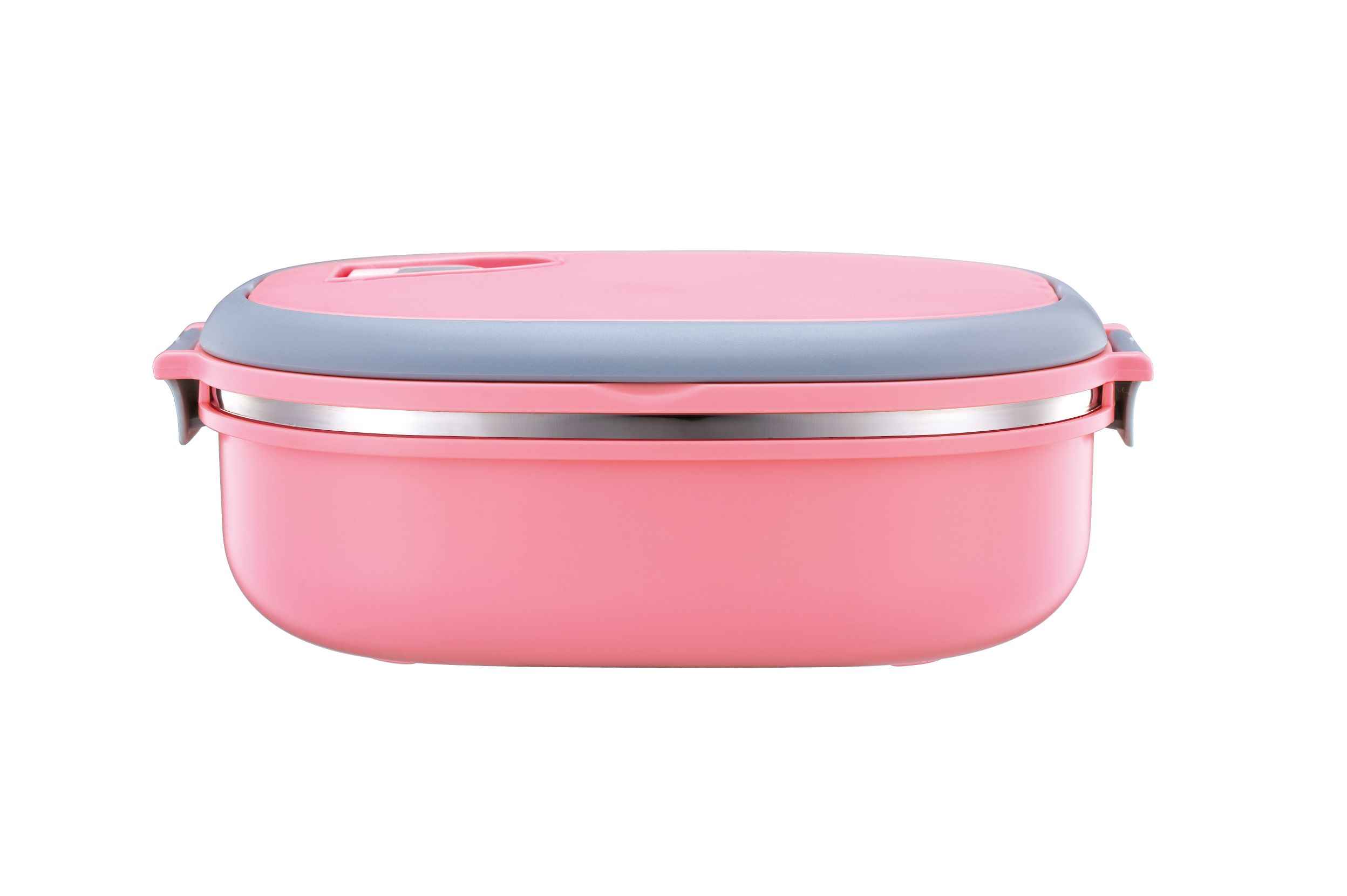 Royalford Lunch Box - Thermal Lunch Box Bento Lunch Box With Stainless Steel Thermal Insulation - Pink