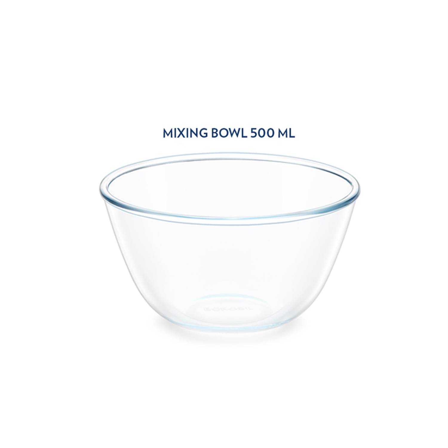 Borosil Borosilicate Round Glass Mixing Bowl 500 Ml