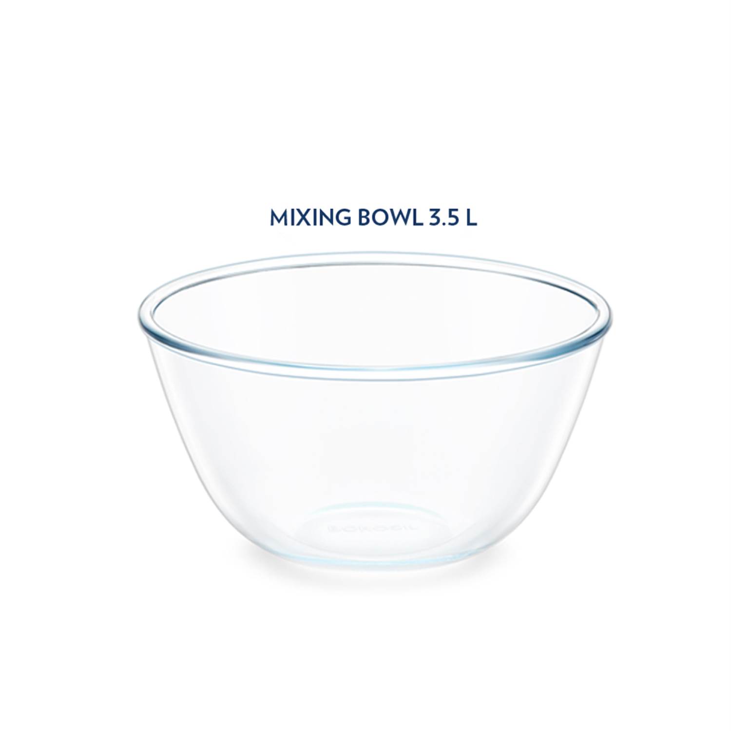 Borosil Borosilicate Round Glass Mixing Bowl 