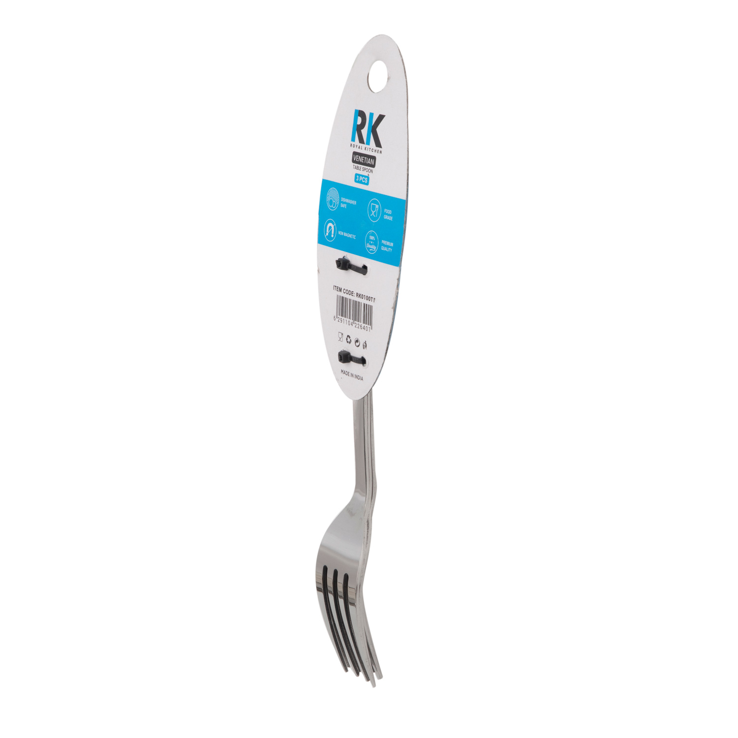 Rk S/S Table Fork, Rk0100Tf, 3 Pc Pack, Venetian