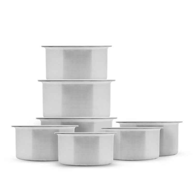 Tiger Aluminium Deep Cookware Set With Lids (Set Of 7)