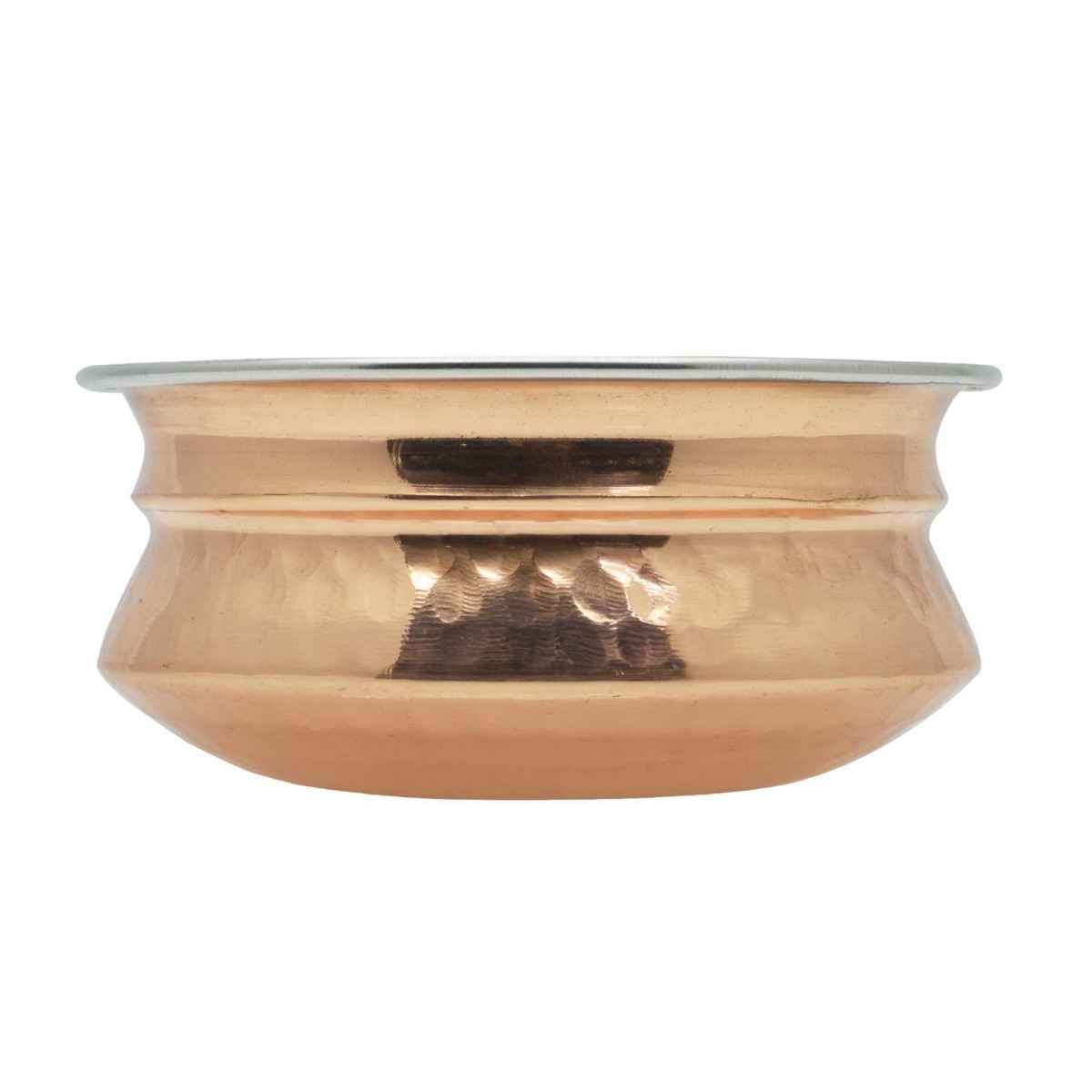 Raj Copper Serving Bowl (Handi)